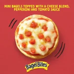 Bagel Bites Cheese & Pepperoni Mini Pizza Bagel Frozen Snacks - Image 2