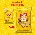 Lay's Classic Potato Chips 8 oz Plastic Bag - Image 2
