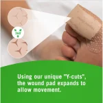 Grade Dressings for Skin Tears Minor Burns & Cuts Waterproof Adhesion for Up to 7-Day Use 3 Count - Image 3